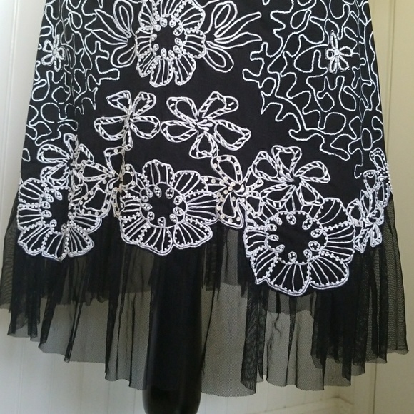 Anthropologie Basil & Maude Beaded Dress NWT - Picture 3 of 7